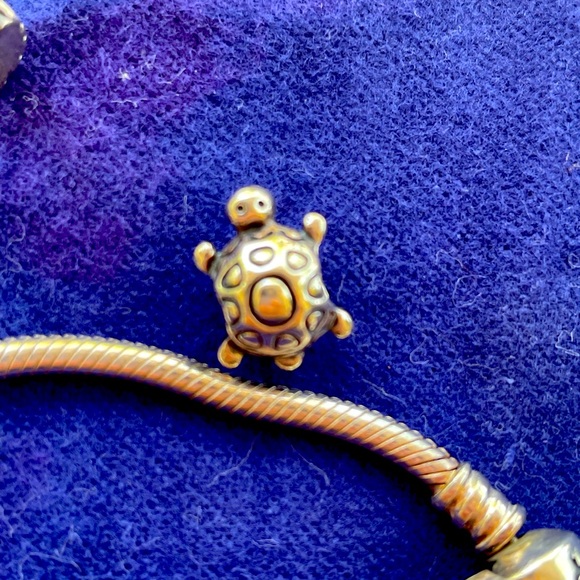 Authentic Pandora Happy Turtle Charm - Picture 3 of 4